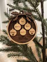 Load image into Gallery viewer, Family Christmas Ornament - Ornament Balls