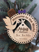 Load image into Gallery viewer, Baby Stork Ornament