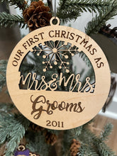 Load image into Gallery viewer, Our first Christmas Ornament