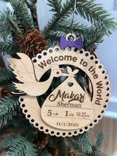 Load image into Gallery viewer, Baby Stork Ornament