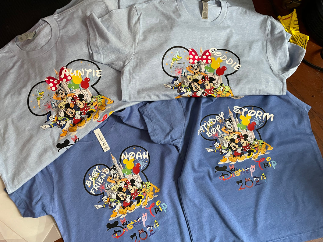 Disney Trip 2024 T-shirts