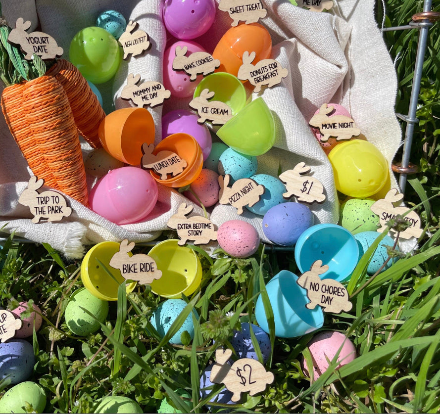 Easter bunny tokens