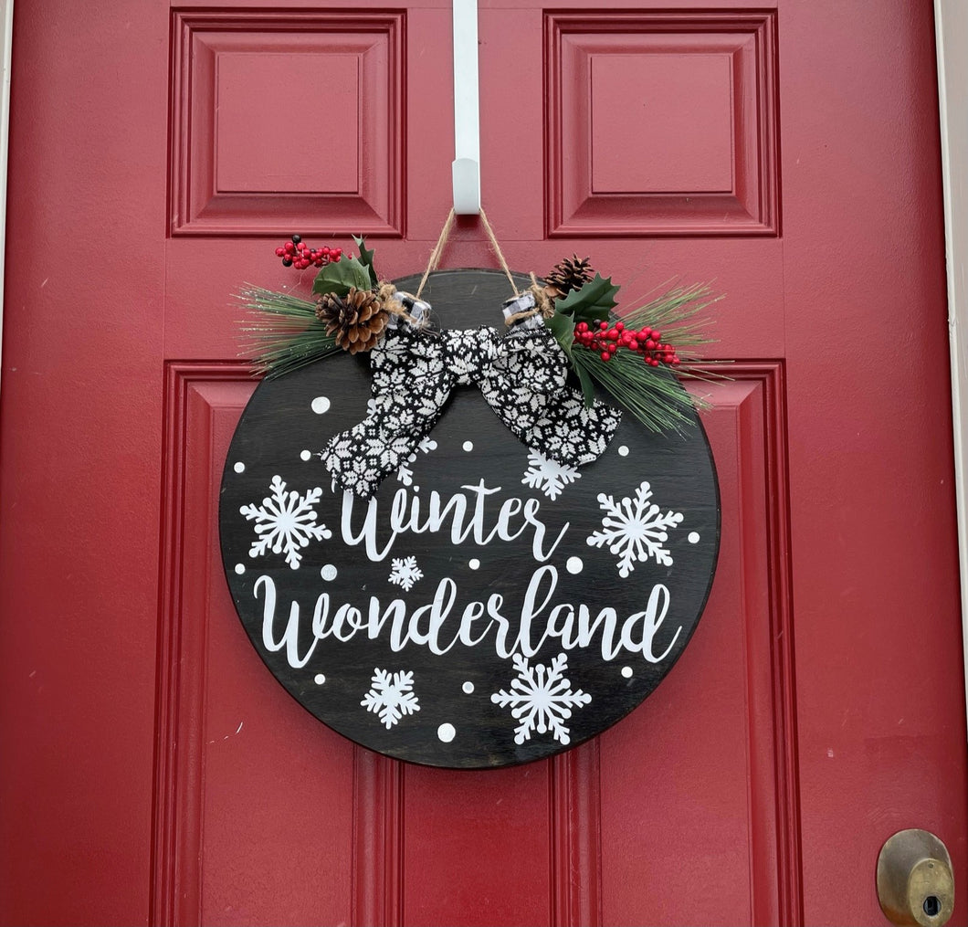 Door Round - Winter Wonderland