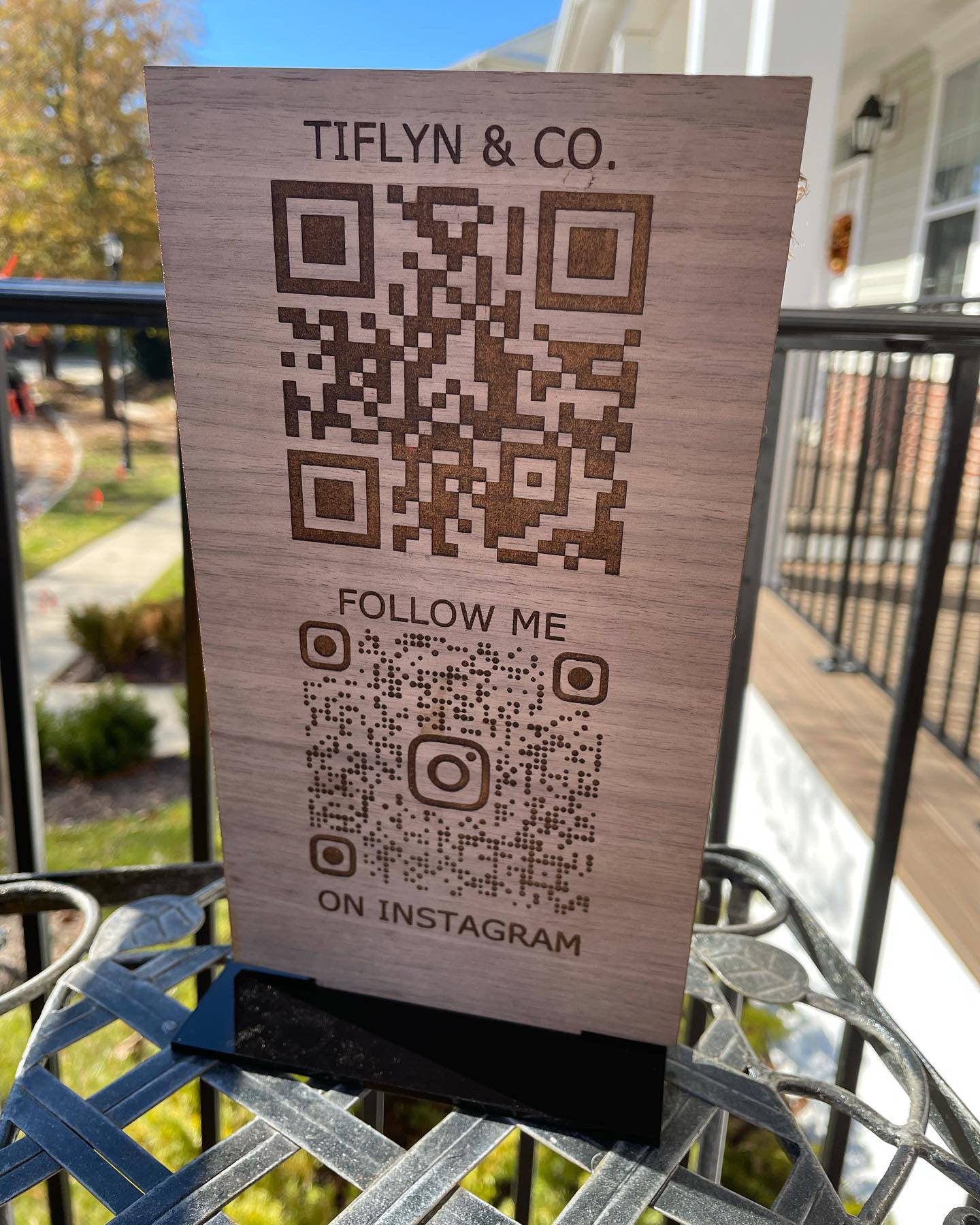 QR code sign – Tiflyn & Co. Creative Designs