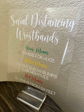 Load image into Gallery viewer, Social Distancing Acrylic Sign Set
