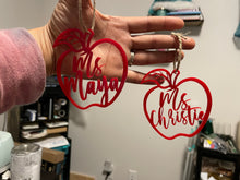 Load image into Gallery viewer, Teacher Apple Ornament
