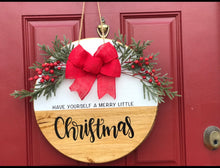 Load image into Gallery viewer, Door Round- Merry Little Christmas
