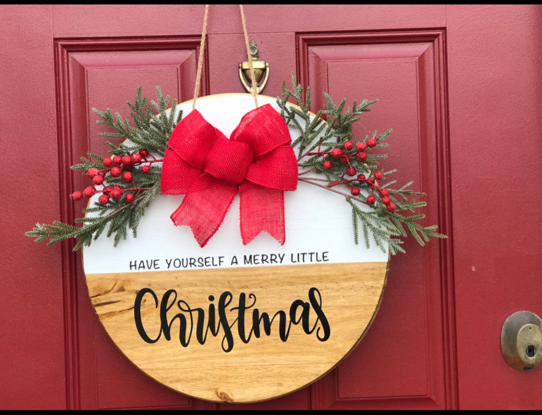 Door Round- Merry Little Christmas