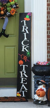 Load image into Gallery viewer, Vertical 5’ double sided fall/Halloween sign
